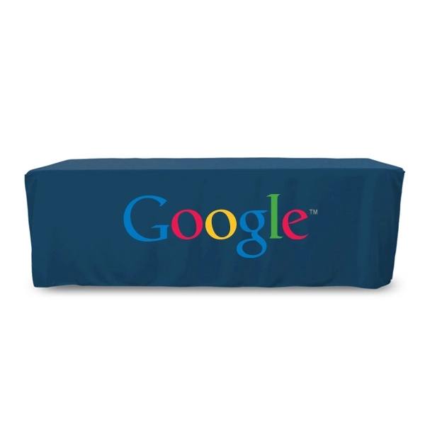 8 ft. Fitted PolyKnit™ Table Cover (Full Color Logo) - 8 ft. Fitted PolyKnit™ Table Cover (Full Color Logo) - Image 24 of 30