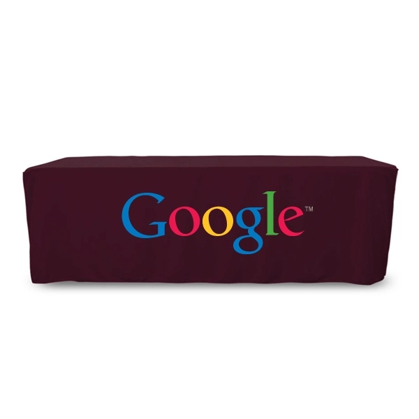 8 ft. Fitted PolyKnit™ Table Cover (Full Color Logo) - 8 ft. Fitted PolyKnit™ Table Cover (Full Color Logo) - Image 26 of 30