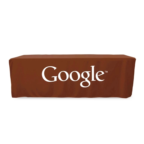 8 ft. Fitted PolyKnit™ Table Cover (One Color Logo) - 8 ft. Fitted PolyKnit™ Table Cover (One Color Logo) - Image 5 of 30