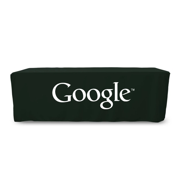 8 ft. Fitted PolyKnit™ Table Cover (One Color Logo) - 8 ft. Fitted PolyKnit™ Table Cover (One Color Logo) - Image 7 of 30