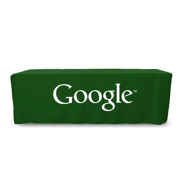8 ft. Fitted PolyKnit™ Table Cover (One Color Logo) - 8 ft. Fitted PolyKnit™ Table Cover (One Color Logo) - Image 11 of 30