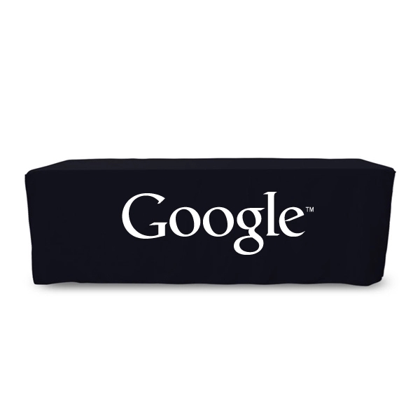 8 ft. Fitted PolyKnit™ Table Cover (One Color Logo) - 8 ft. Fitted PolyKnit™ Table Cover (One Color Logo) - Image 14 of 30