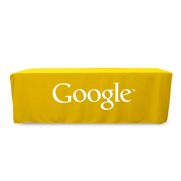 8 ft. Fitted PolyKnit™ Table Cover (One Color Logo) - 8 ft. Fitted PolyKnit™ Table Cover (One Color Logo) - Image 23 of 30