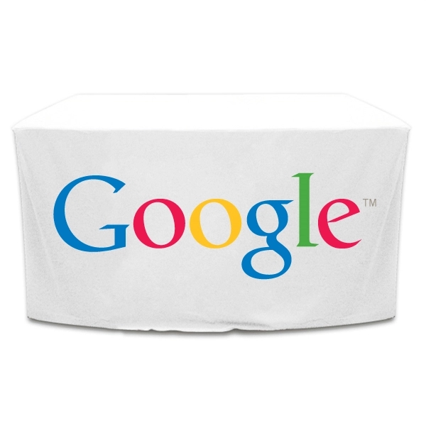 4 ft. x 24 in.Throw PolyKnit™ Table Cover (Full Color Logo) - 4 ft. x 24 in.Throw PolyKnit™ Table Cover (Full Color Logo) - Image 25 of 30