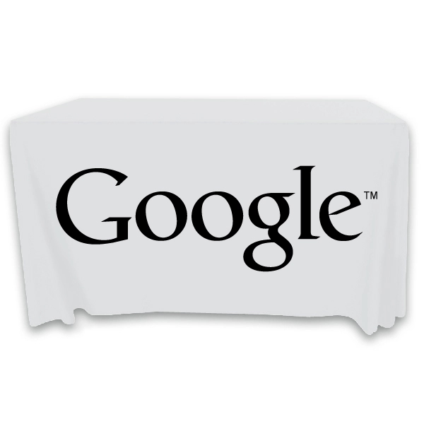 4 ft. x 24 in.Throw PolyKnit™ Table Cover (One Color Logo) - 4 ft. x 24 in.Throw PolyKnit™ Table Cover (One Color Logo) - Image 25 of 30