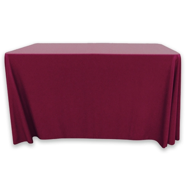 4 ft. x 30 in.Throw PolyKnit™ Table Cover (Blank) - 4 ft. x 30 in.Throw PolyKnit™ Table Cover (Blank) - Image 1 of 27