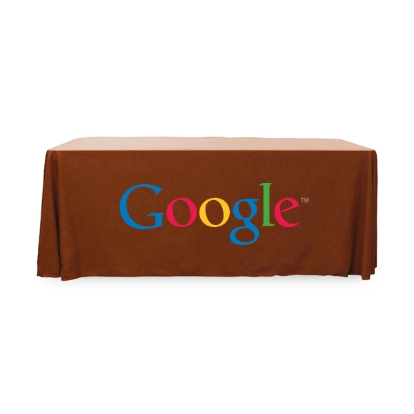 6 ft.Throw PolyKnit™ Table Cover (Full Color Logo) - 6 ft.Throw PolyKnit™ Table Cover (Full Color Logo) - Image 4 of 30