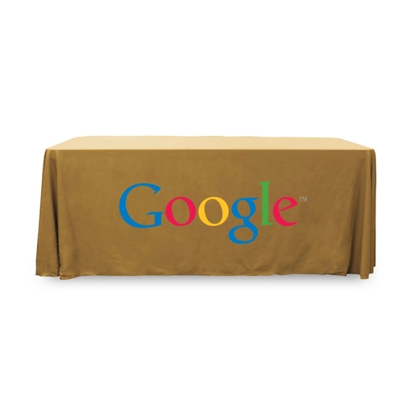 6 ft.Throw PolyKnit™ Table Cover (Full Color Logo) - 6 ft.Throw PolyKnit™ Table Cover (Full Color Logo) - Image 5 of 30