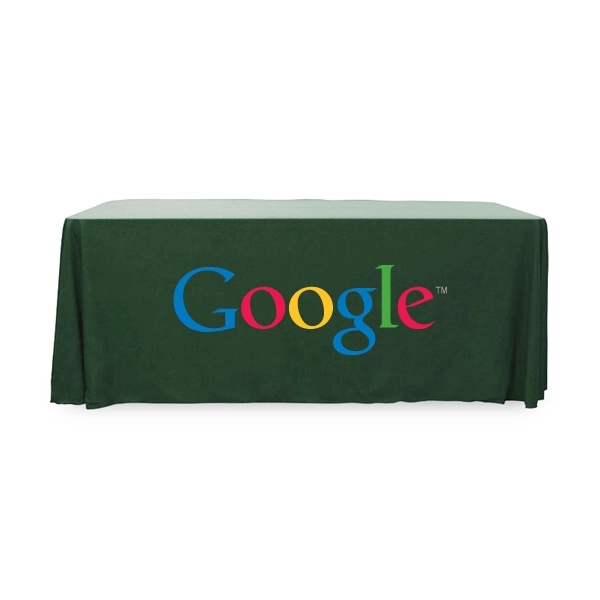 6 ft.Throw PolyKnit™ Table Cover (Full Color Logo) - 6 ft.Throw PolyKnit™ Table Cover (Full Color Logo) - Image 8 of 30