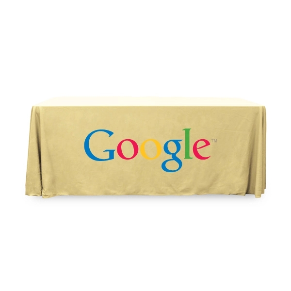 6 ft.Throw PolyKnit™ Table Cover (Full Color Logo) - 6 ft.Throw PolyKnit™ Table Cover (Full Color Logo) - Image 9 of 30