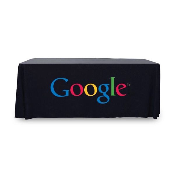 6 ft.Throw PolyKnit™ Table Cover (Full Color Logo) - 6 ft.Throw PolyKnit™ Table Cover (Full Color Logo) - Image 13 of 30