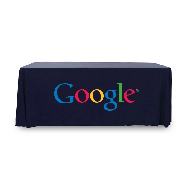 6 ft.Throw PolyKnit™ Table Cover (Full Color Logo) - 6 ft.Throw PolyKnit™ Table Cover (Full Color Logo) - Image 14 of 30