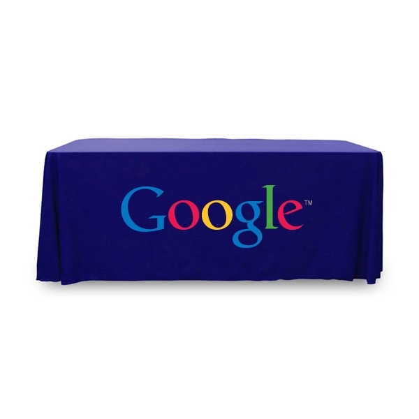 6 ft.Throw PolyKnit™ Table Cover (Full Color Logo) - 6 ft.Throw PolyKnit™ Table Cover (Full Color Logo) - Image 15 of 30
