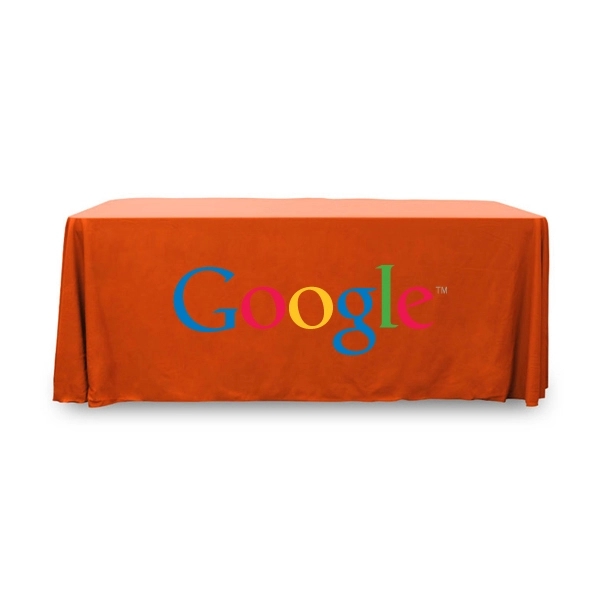 6 ft.Throw PolyKnit™ Table Cover (Full Color Logo) - 6 ft.Throw PolyKnit™ Table Cover (Full Color Logo) - Image 16 of 30