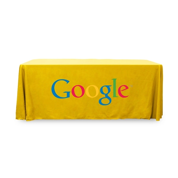 6 ft.Throw PolyKnit™ Table Cover (Full Color Logo) - 6 ft.Throw PolyKnit™ Table Cover (Full Color Logo) - Image 22 of 30
