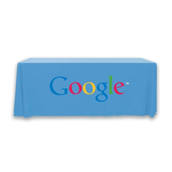 6 ft.Throw PolyKnit™ Table Cover (Full Color Logo) - 6 ft.Throw PolyKnit™ Table Cover (Full Color Logo) - Image 29 of 30