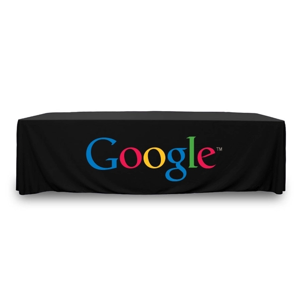 8 ft.Throw PolyKnit™ Table Cover (Full Color Logo)