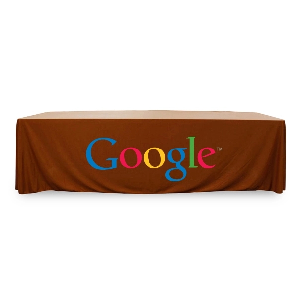 8 ft.Throw PolyKnit™ Table Cover (Full Color Logo) - 8 ft.Throw PolyKnit™ Table Cover (Full Color Logo) - Image 5 of 30