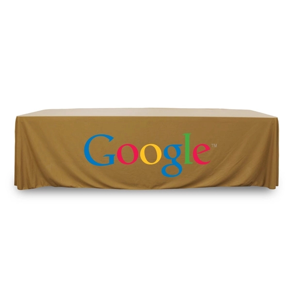 8 ft.Throw PolyKnit™ Table Cover (Full Color Logo) - 8 ft.Throw PolyKnit™ Table Cover (Full Color Logo) - Image 6 of 30