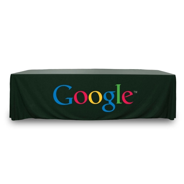 8 ft.Throw PolyKnit™ Table Cover (Full Color Logo) - 8 ft.Throw PolyKnit™ Table Cover (Full Color Logo) - Image 7 of 30