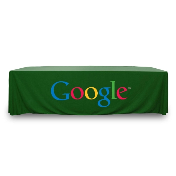 8 ft.Throw PolyKnit™ Table Cover (Full Color Logo) - 8 ft.Throw PolyKnit™ Table Cover (Full Color Logo) - Image 11 of 30