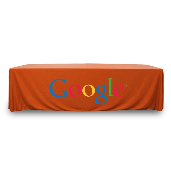8 ft.Throw PolyKnit™ Table Cover (Full Color Logo) - 8 ft.Throw PolyKnit™ Table Cover (Full Color Logo) - Image 17 of 30