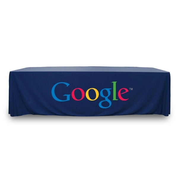 8 ft.Throw PolyKnit™ Table Cover (Full Color Logo) - 8 ft.Throw PolyKnit™ Table Cover (Full Color Logo) - Image 20 of 30