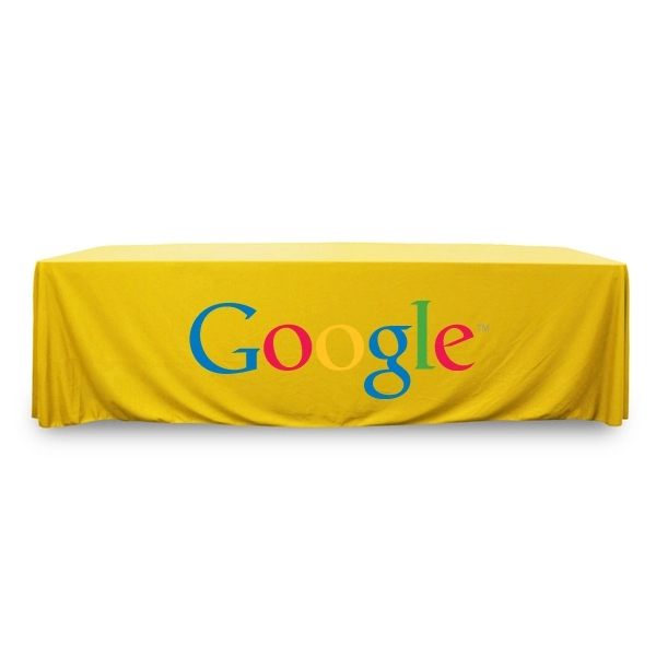 8 ft.Throw PolyKnit™ Table Cover (Full Color Logo) - 8 ft.Throw PolyKnit™ Table Cover (Full Color Logo) - Image 23 of 30