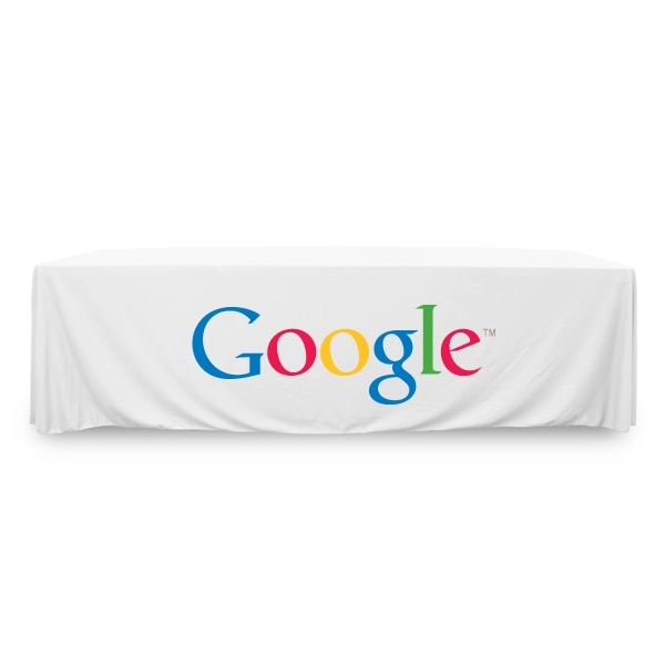 8 ft.Throw PolyKnit™ Table Cover (Full Color Logo) - 8 ft.Throw PolyKnit™ Table Cover (Full Color Logo) - Image 25 of 30