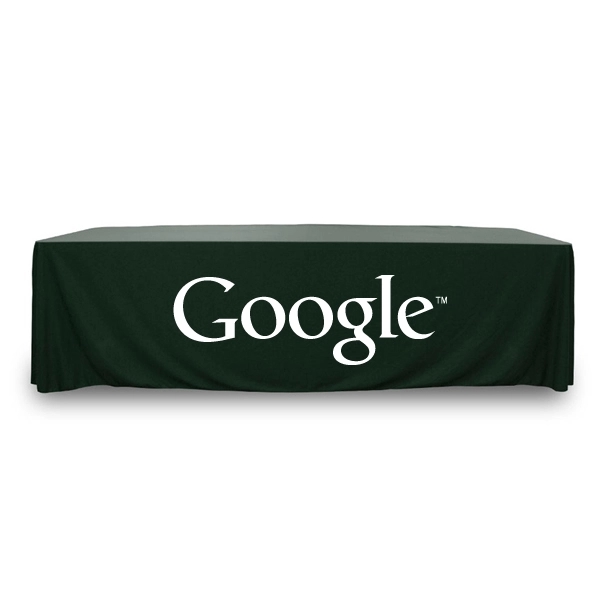 8 ft.Throw PolyKnit™ Table Cover (One Color Logo) - 8 ft.Throw PolyKnit™ Table Cover (One Color Logo) - Image 6 of 30