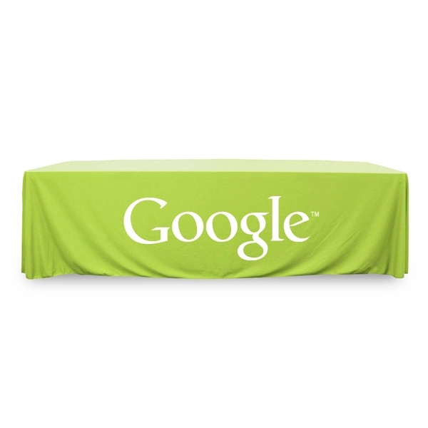 8 ft.Throw PolyKnit™ Table Cover (One Color Logo) - 8 ft.Throw PolyKnit™ Table Cover (One Color Logo) - Image 11 of 30