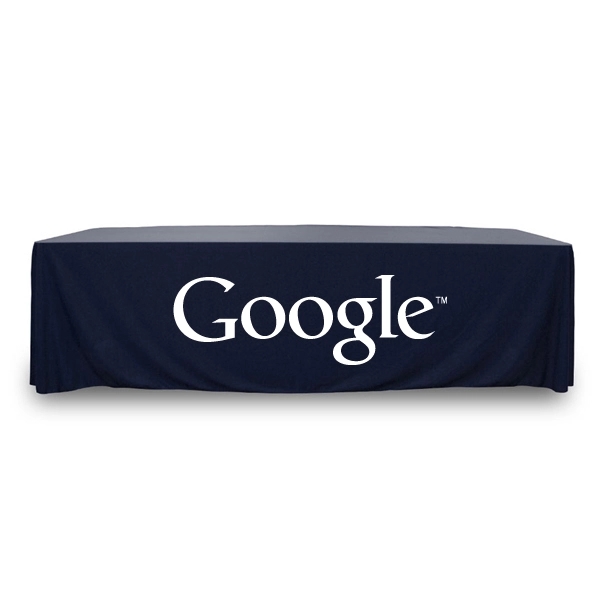8 ft.Throw PolyKnit™ Table Cover (One Color Logo) - 8 ft.Throw PolyKnit™ Table Cover (One Color Logo) - Image 14 of 30