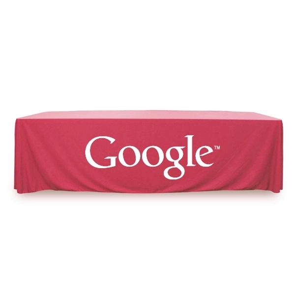 8 ft.Throw PolyKnit™ Table Cover (One Color Logo) - 8 ft.Throw PolyKnit™ Table Cover (One Color Logo) - Image 26 of 30