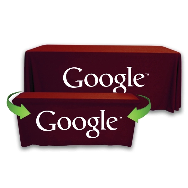 Convertible Throw PolyPoplin™ Table Cover (One Color Logo) - Convertible Throw PolyPoplin™ Table Cover (One Color Logo) - Image 3 of 43