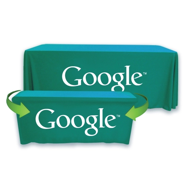 Convertible Throw PolyPoplin™ Table Cover (One Color Logo) - Convertible Throw PolyPoplin™ Table Cover (One Color Logo) - Image 14 of 43