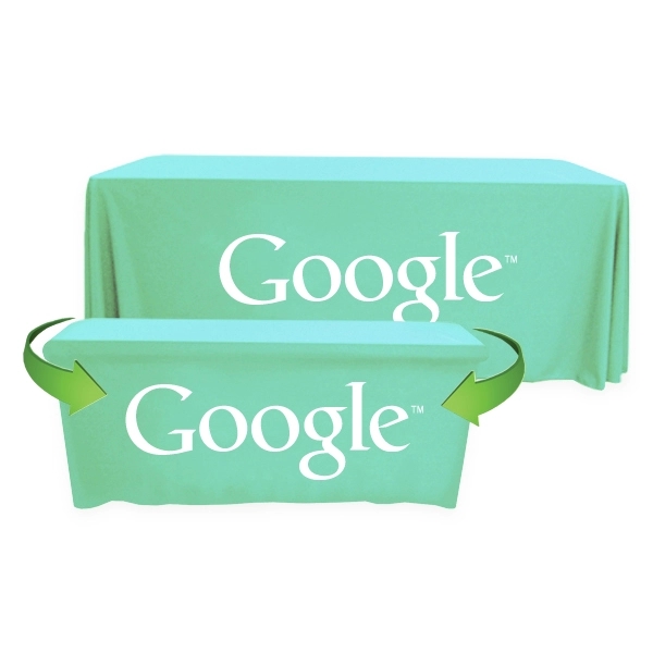 Convertible Throw PolyPoplin™ Table Cover (One Color Logo) - Convertible Throw PolyPoplin™ Table Cover (One Color Logo) - Image 18 of 43