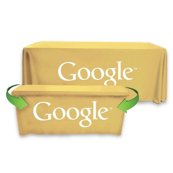 Convertible Throw PolyPoplin™ Table Cover (One Color Logo) - Convertible Throw PolyPoplin™ Table Cover (One Color Logo) - Image 20 of 43