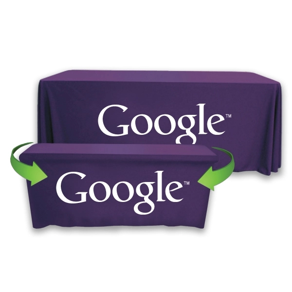 Convertible Throw PolyPoplin™ Table Cover (One Color Logo) - Convertible Throw PolyPoplin™ Table Cover (One Color Logo) - Image 21 of 43