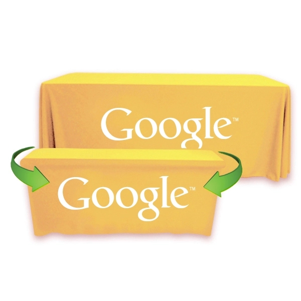 Convertible Throw PolyPoplin™ Table Cover (One Color Logo) - Convertible Throw PolyPoplin™ Table Cover (One Color Logo) - Image 23 of 43
