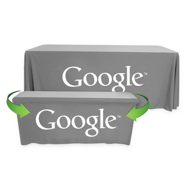 Convertible Throw PolyPoplin™ Table Cover (One Color Logo) - Convertible Throw PolyPoplin™ Table Cover (One Color Logo) - Image 24 of 43