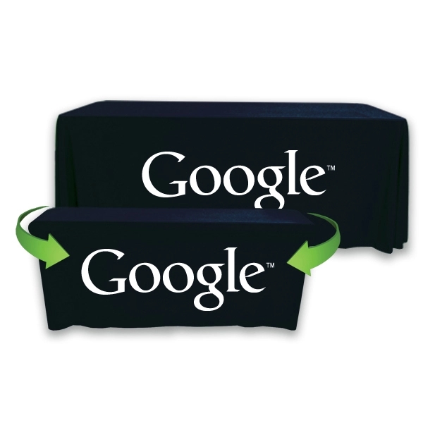 Convertible Throw PolyPoplin™ Table Cover (One Color Logo) - Convertible Throw PolyPoplin™ Table Cover (One Color Logo) - Image 30 of 43