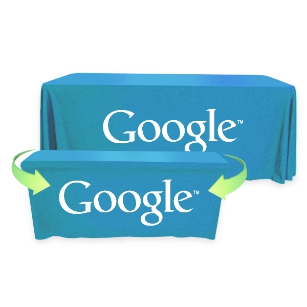 Convertible Throw PolyPoplin™ Table Cover (One Color Logo) - Convertible Throw PolyPoplin™ Table Cover (One Color Logo) - Image 37 of 43