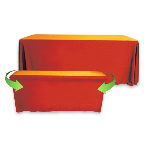 8' to 6' Convertible Throw PolyKnit™ Table Cover (BLANK) - 8' to 6' Convertible Throw PolyKnit™ Table Cover (BLANK) - Image 15 of 26