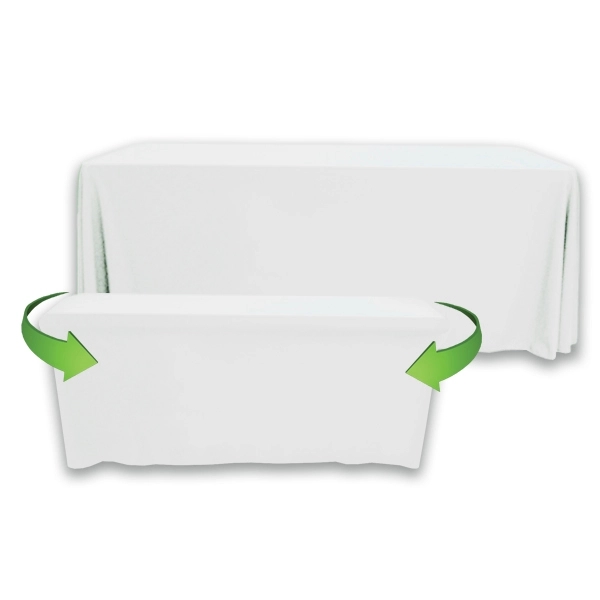 8' to 6' Convertible Throw PolyKnit™ Table Cover (BLANK) - 8' to 6' Convertible Throw PolyKnit™ Table Cover (BLANK) - Image 23 of 26