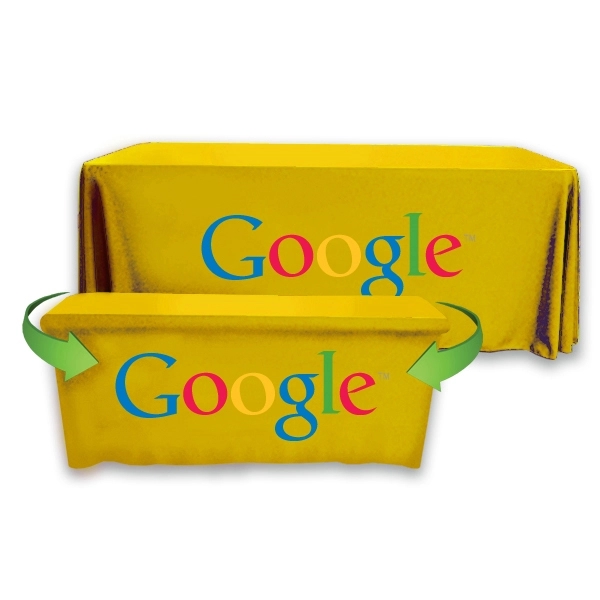 Convertible Throw PolyKnit™ Table Cover (Full Color Logo) - Convertible Throw PolyKnit™ Table Cover (Full Color Logo) - Image 22 of 26