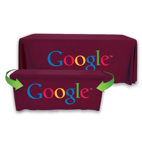 Convertible Throw PolyKnit™ Table Cover (Full Color Logo) - Convertible Throw PolyKnit™ Table Cover (Full Color Logo) - Image 25 of 26