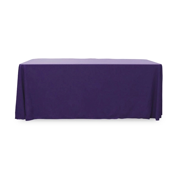 6 ft.Throw PolyPoplin™ Table Cover (Blank) - 6 ft.Throw PolyPoplin™ Table Cover (Blank) - Image 19 of 43