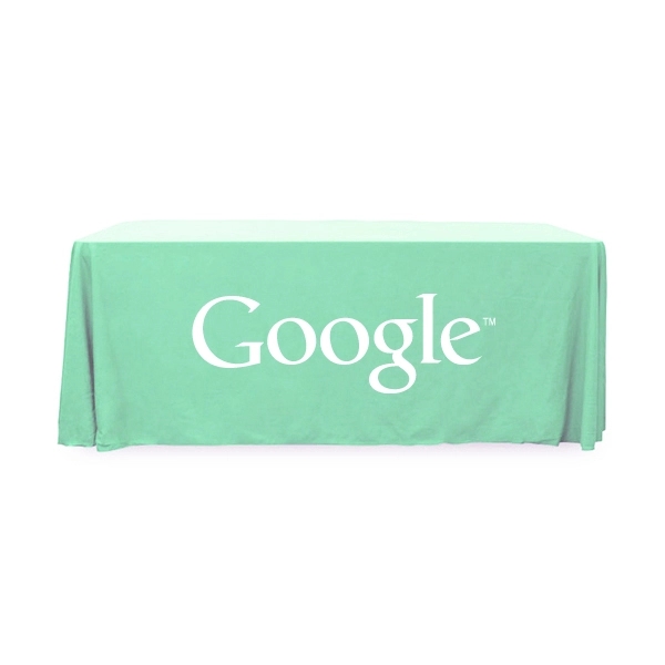 6 ft.Throw PolyPoplin™ Table Cover (One Color Logo) - 6 ft.Throw PolyPoplin™ Table Cover (One Color Logo) - Image 0 of 43