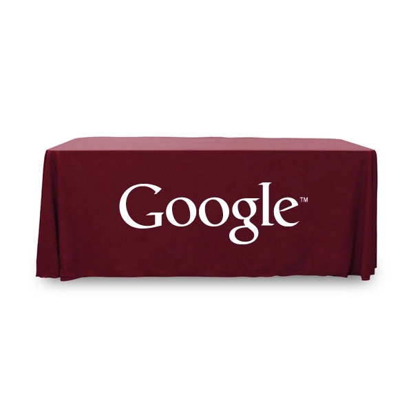 6 ft.Throw PolyPoplin™ Table Cover (One Color Logo) - 6 ft.Throw PolyPoplin™ Table Cover (One Color Logo) - Image 3 of 43