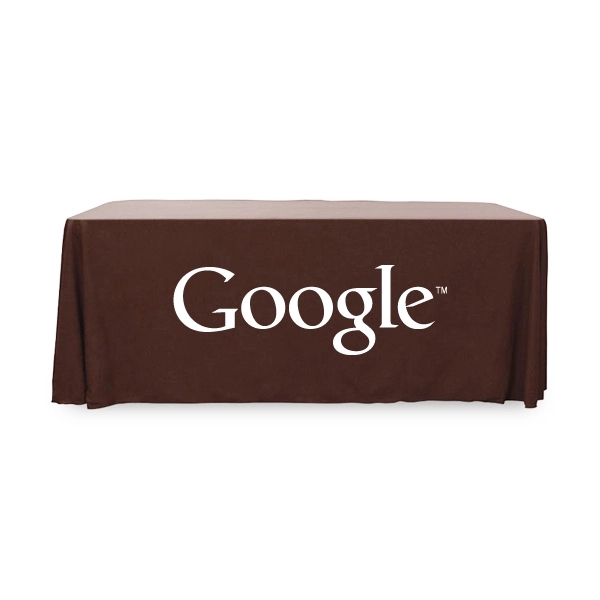 6 ft.Throw PolyPoplin™ Table Cover (One Color Logo) - 6 ft.Throw PolyPoplin™ Table Cover (One Color Logo) - Image 9 of 43